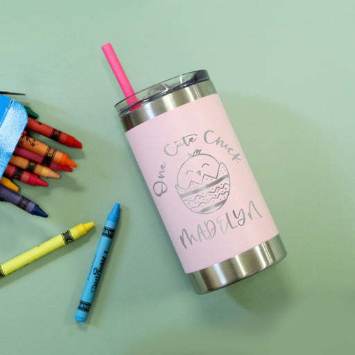 Personalized Floral Easter Egg Tumbler for Kids — 28 Collective