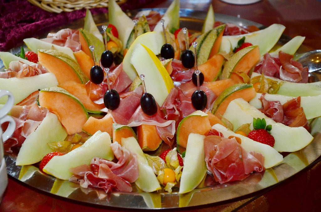 Receta melón con jamón