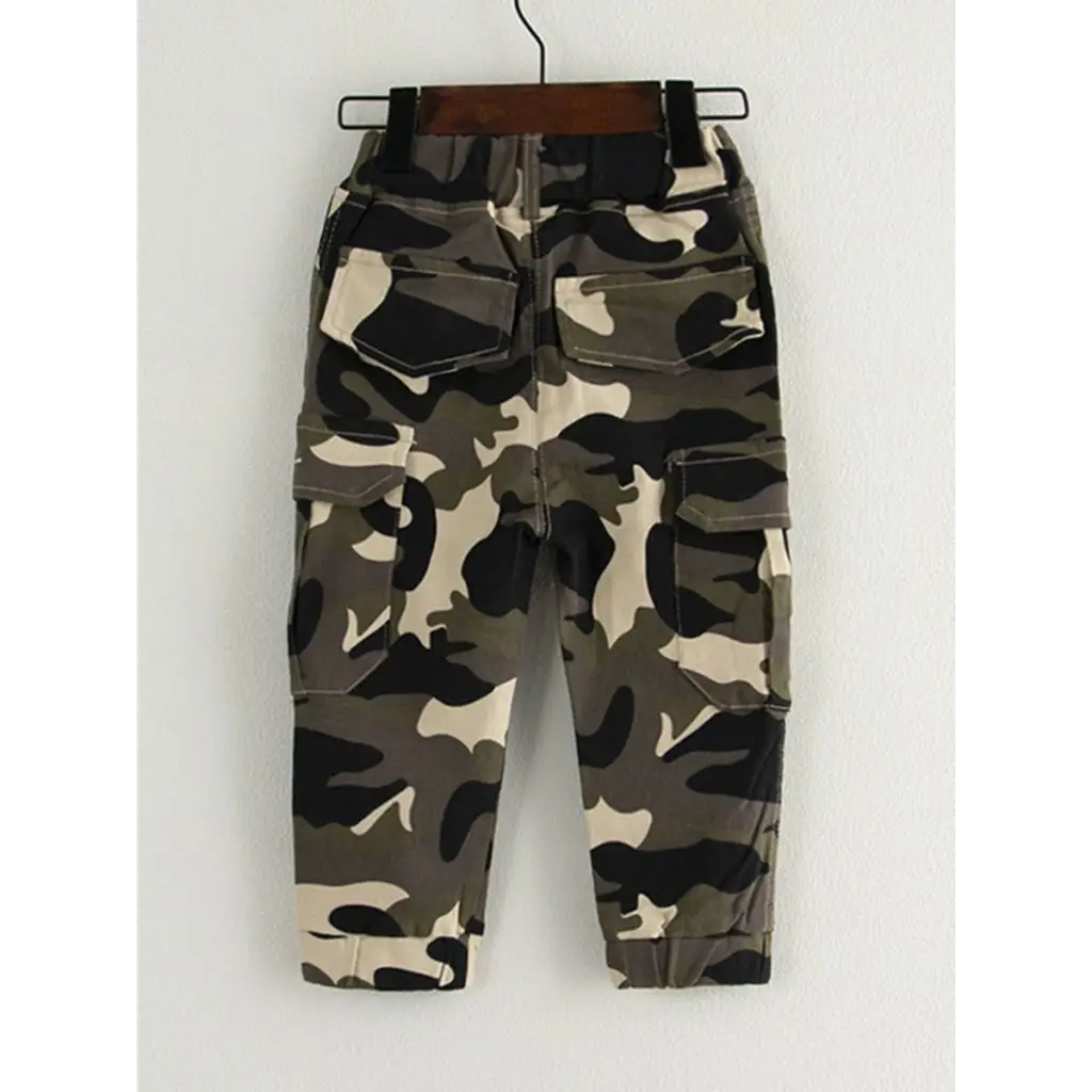 KidsCargo Pants with Drawstring Waist - Pants & Leggings