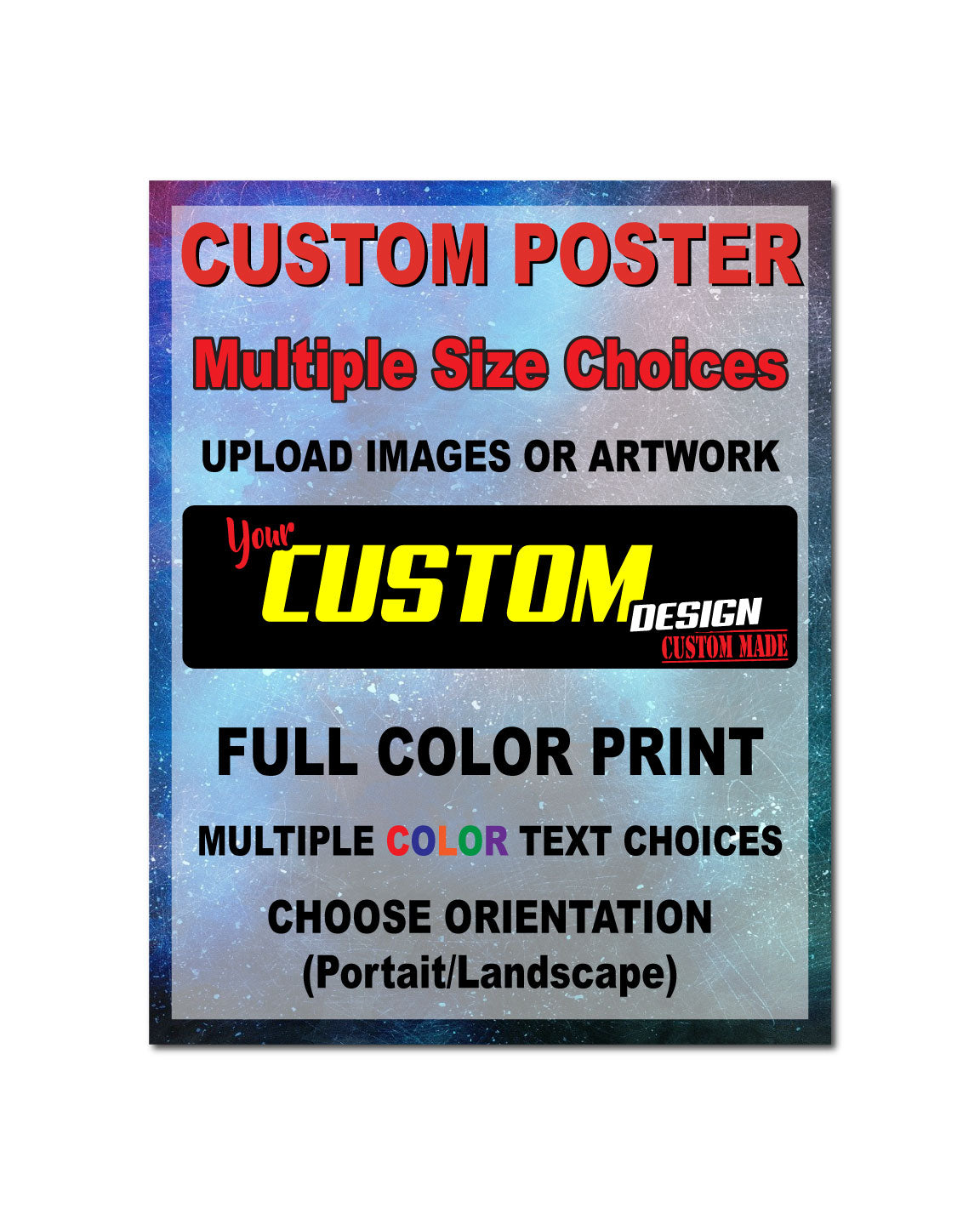 Custom Poster Prints Upload Photo