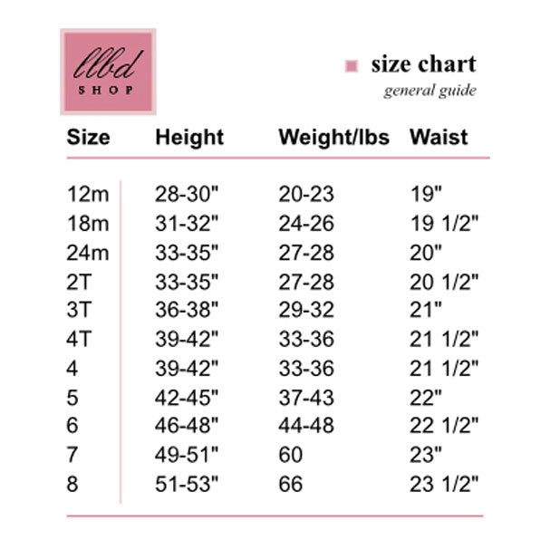 b.young Size Chart  Woods Clothing Store