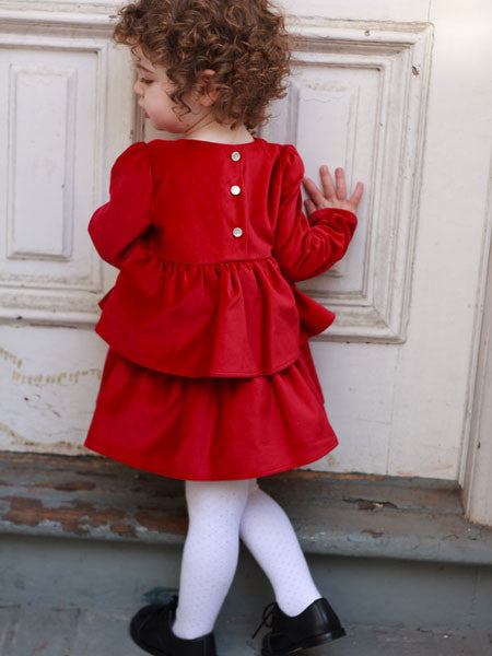 Fore N Birdie Baby Girls Velvet Dress & Leggings – llbd shop