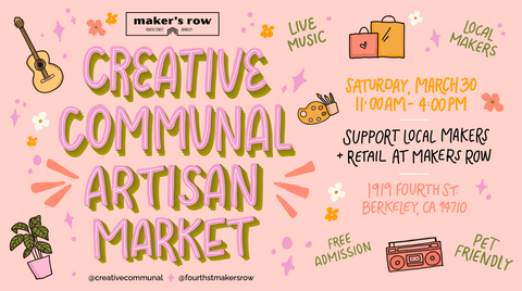 maker's row artisan market flyer