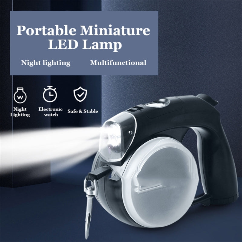 Laisse Rétractable avec Lampe LED