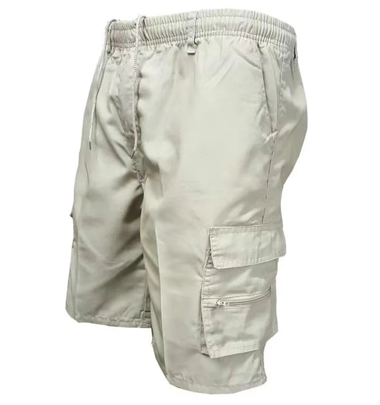 Short Cargo Décontracté Ceinture Élastique