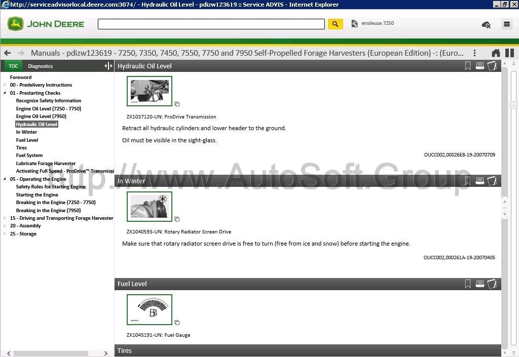 john deere service advisor 5.0 log in