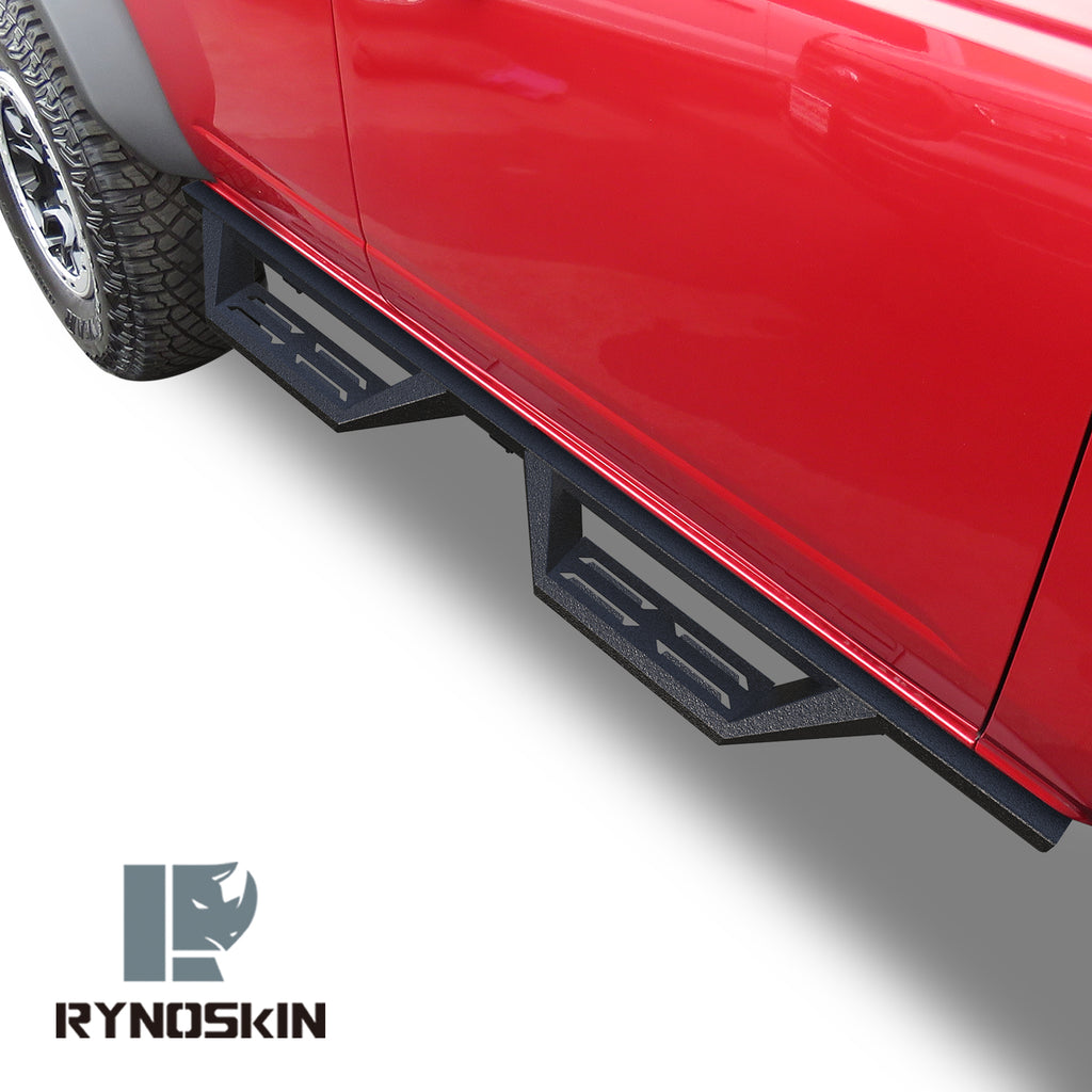 RYNOSKIN Running Boards Fit for 2021-2023 Ford Bronco 4 Door Heavy Tex