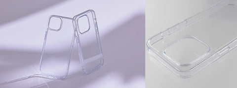 iPhone15シリーズ　ガラスハイブリット背面ケース