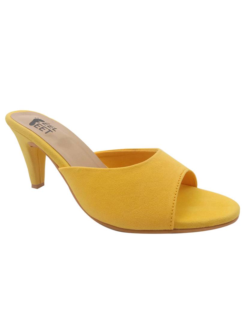 lemon yellow sandals