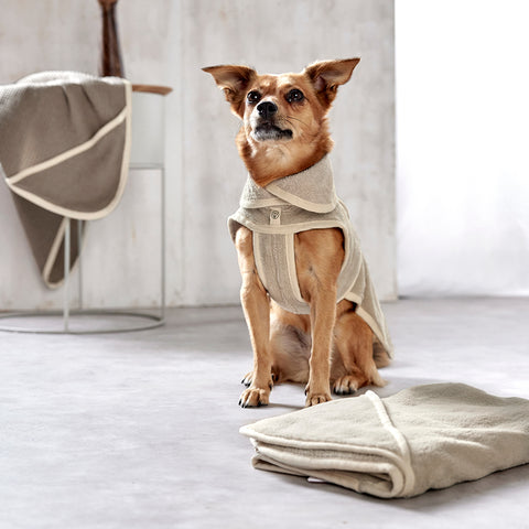 Dog bathrobe + towel from PALOPA