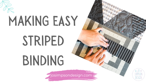 The video on Making Easy Striped Binding