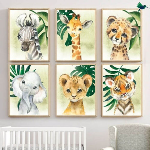 Affiche et posters Jungle pour Enfant Déco-exotique.fr