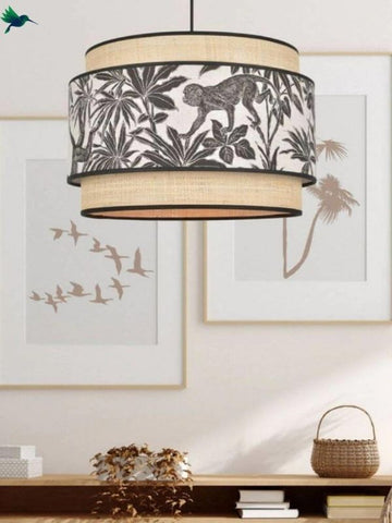 Lustre motif Jungle Tropicale Déco-exotique.fr