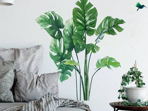 Stickers feuilles tropicales pour une Déco Exotique