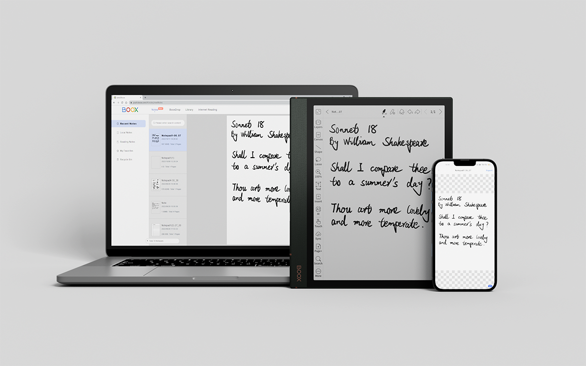 BOOX Notes Syncing to ONYX Cloud