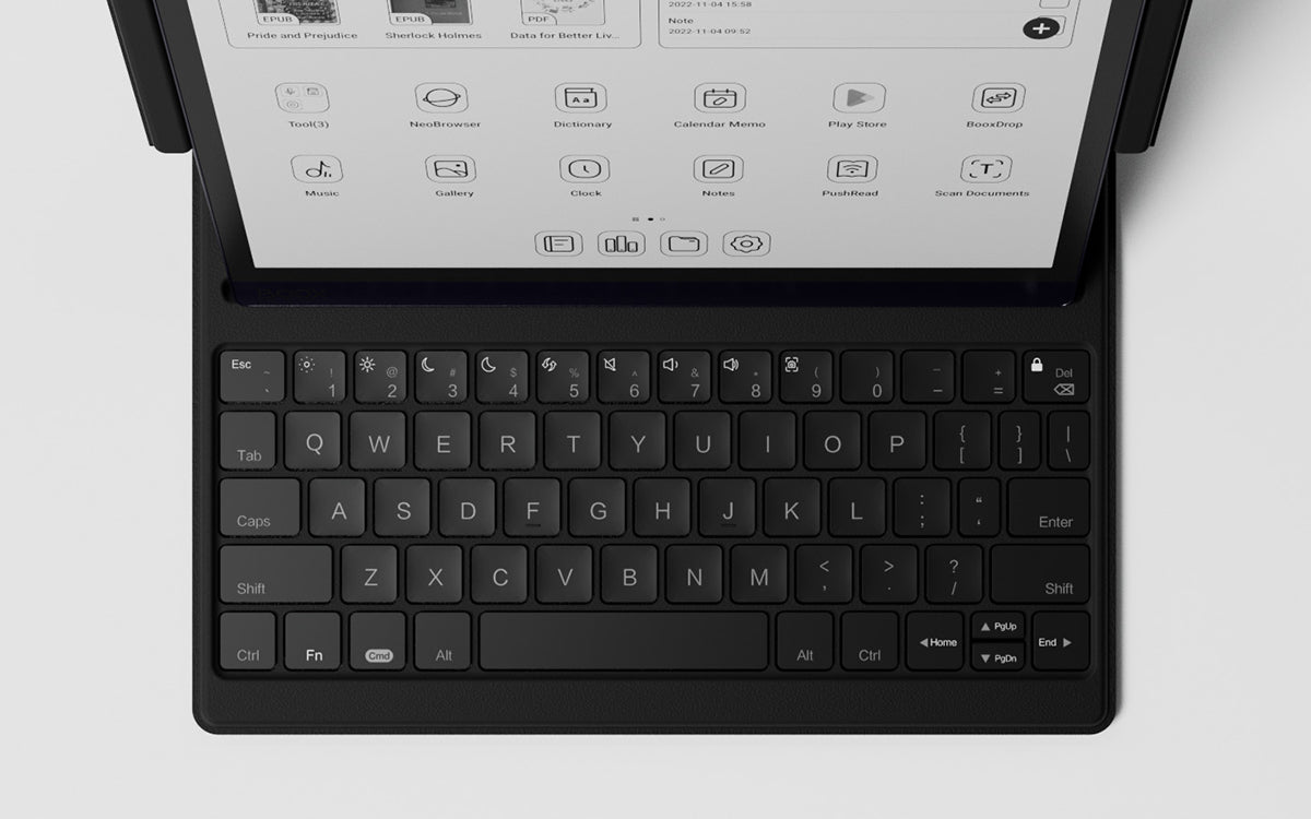 BOOX Tab Ultra Keyboard Cover keyboard layout