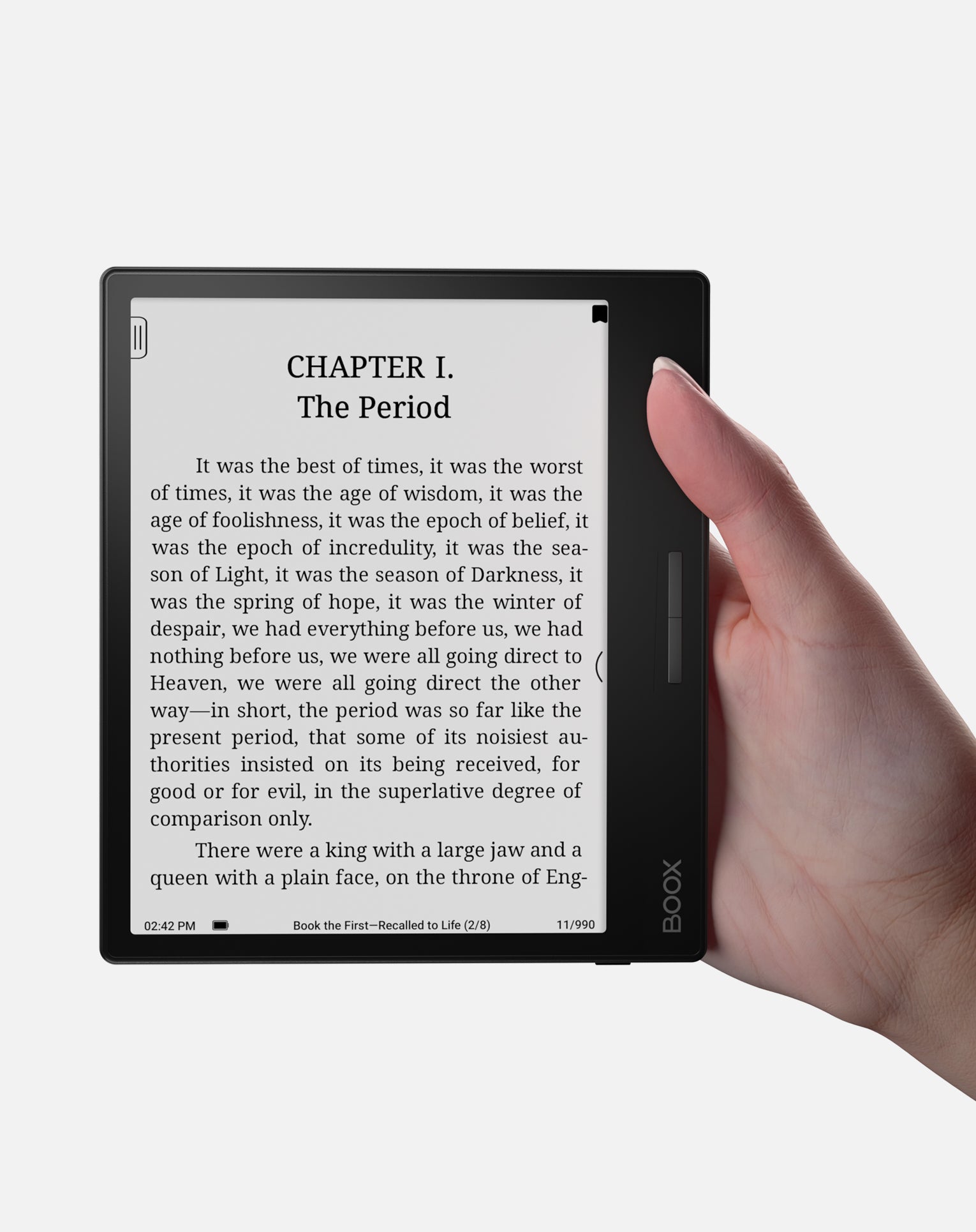 Powered by an advanced octa-core CPU and an upgraded configuration of 3GB RAM + 32GB ROM, the brand-new Page delivers an incredibly seamless experience when you are reading ebooks, browsing websites, or navigating third-party apps thanks to the open Android 11 system.