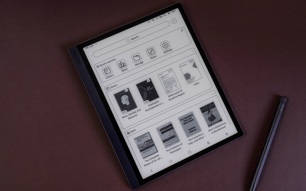 BOOX Tab Ultra Redesigned User Interface