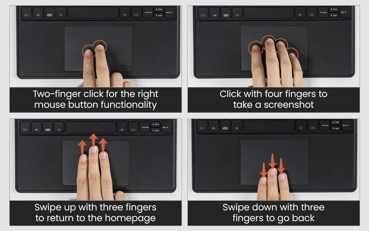 Smart keyboard gestures