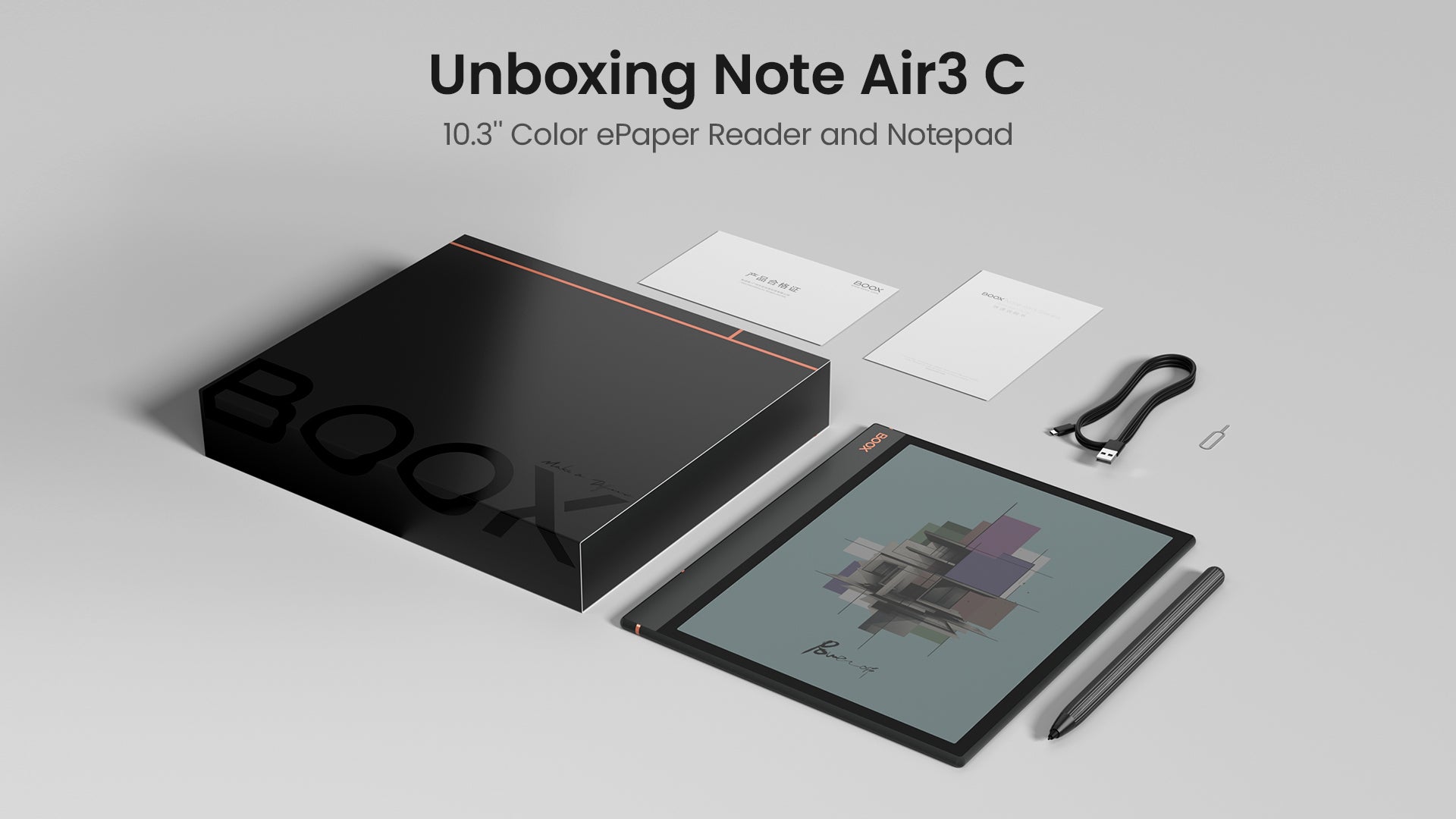 ONYX BOOX Note Air 3 C E-Reader Device - ECTACO