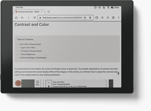 Boox Tab Mini C - In-Depth Review of the 7.8 Color E-Ink Android Tablet  PC. Does it make sense? 