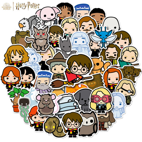 Harry Potter Sticker Pack of 50 Waterproof Stickers - Funny Harry