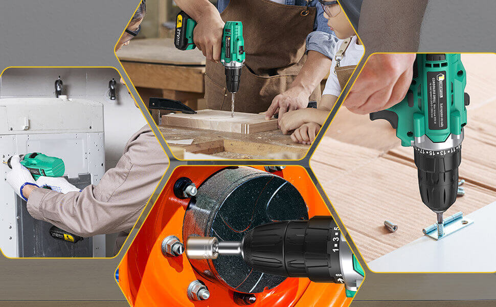 21V Cordless Drill Driver Kit