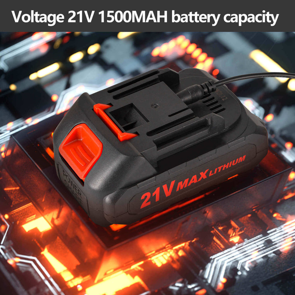 Voltage 21V 1500MAH battery capacity