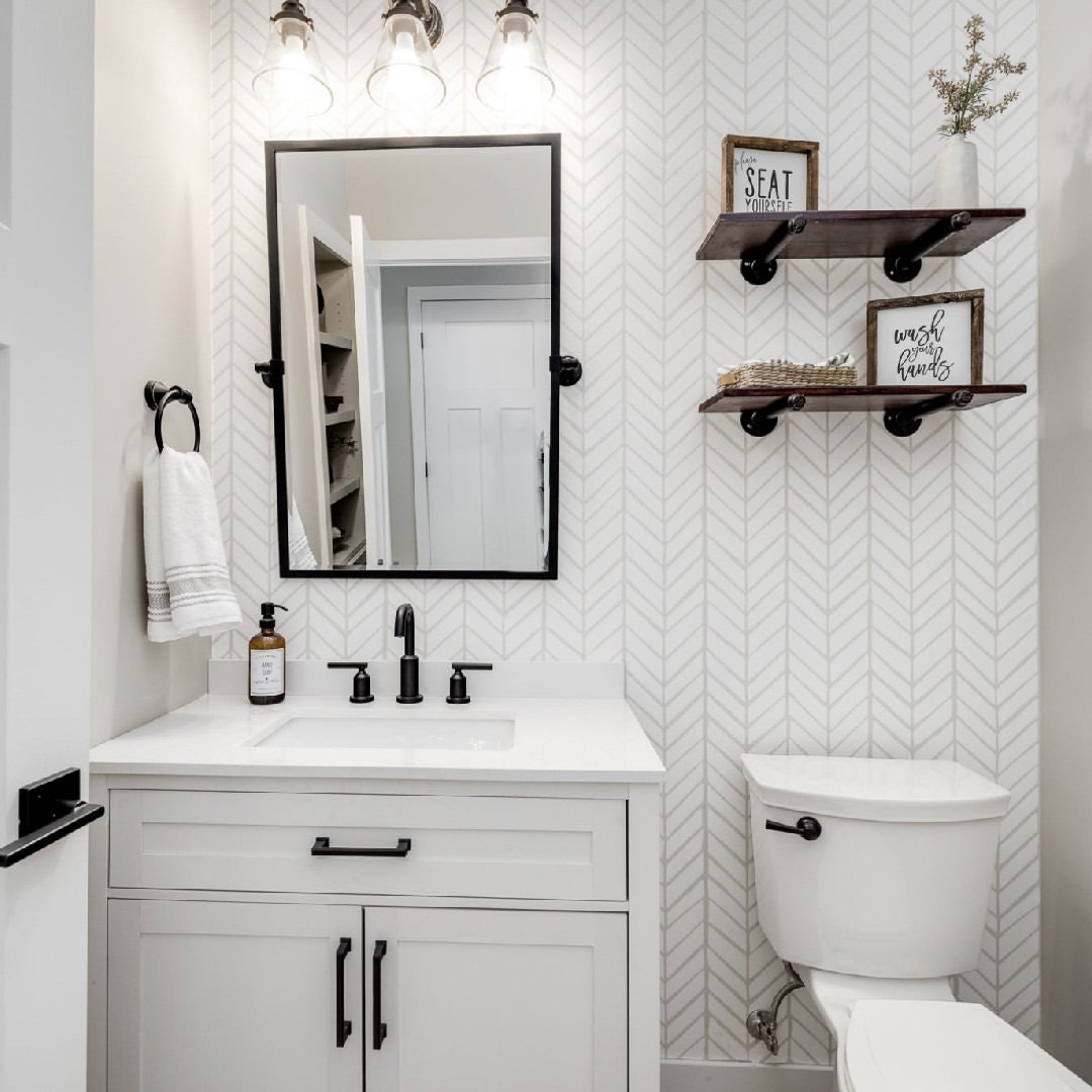 39 Amazing Bathroom Accent Wall Ideas to Try 2023