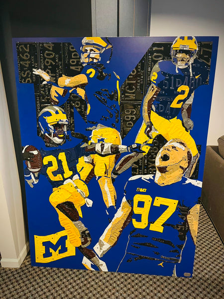 Michigan Football Collage BIG