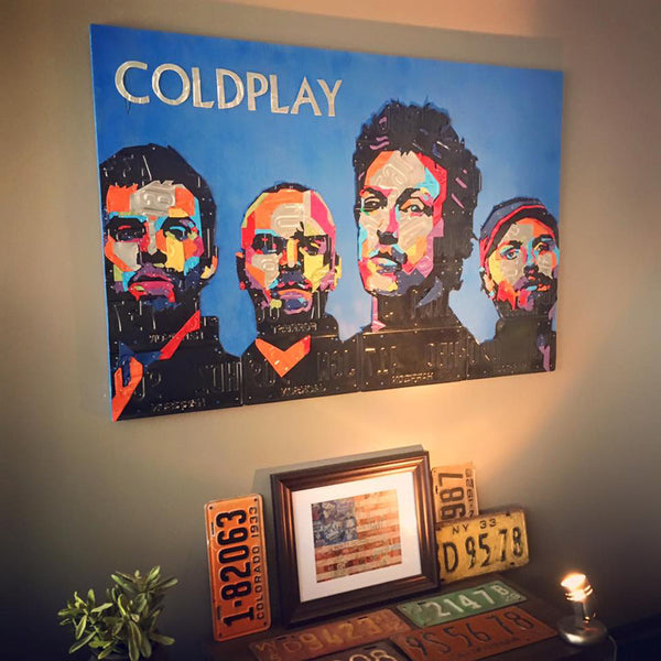 License plate facts that are interesting / Coldplay portrait