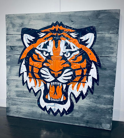 Detroit Tigers License Plate Logo