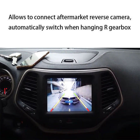 jeep rear view video interface