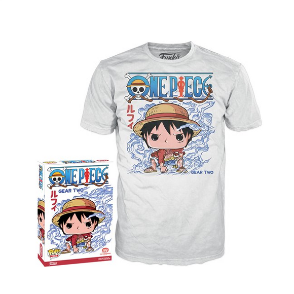 One Piece - Gear Two Boxed Pop! Tees [Size-XL]