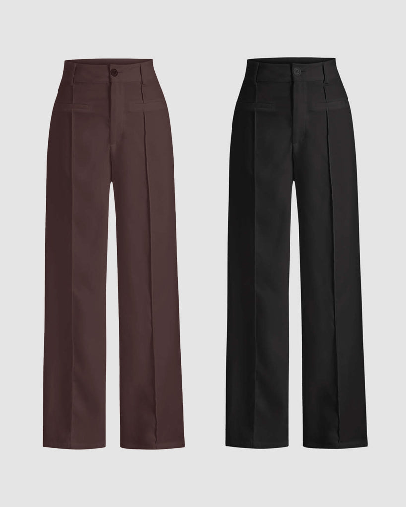 Plain Trouser Pant - Cotton - Red - ZT116 - Silk Avenue Pakistan