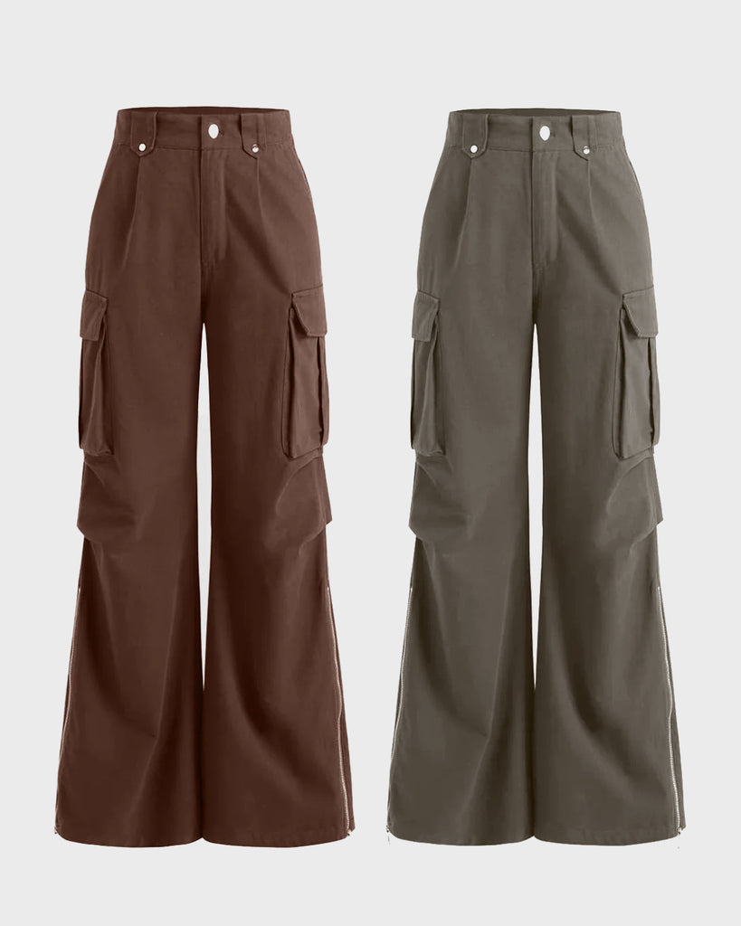 Y2K DKNY Jeans Khaki Capri Cargo Pants Tie Bows at - Depop