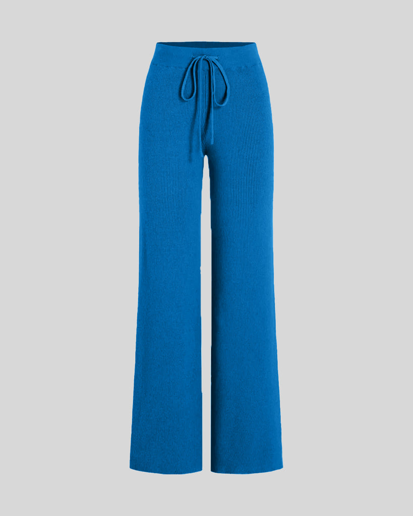 Royal Blue Wide Leg Trousers