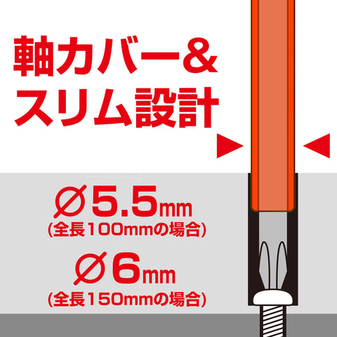 ANEX insulated bit set of 1 with magnet