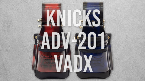 KNICKS ADV-201VADX-BL Advan Glass Leather Accessory Waist Bag