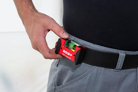 SOLA Compact Magnetic Level with Clip GO! magnetic CLIP