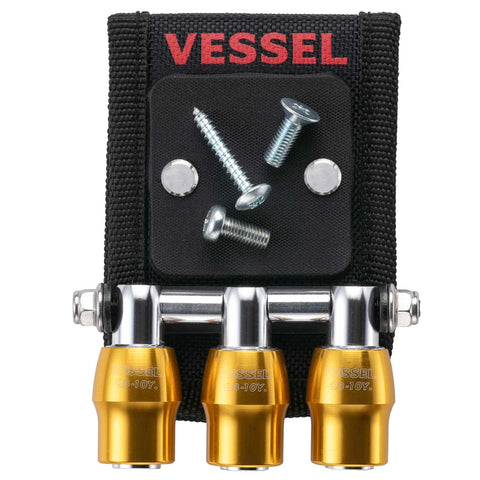 Vessel quick catcher triple holder with magnet QB-10MB3