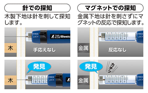 シンワ  下地探し どこ太 Basic 35㎜ マグネット付 79025