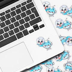 Cute Animated Character Die-cut Sticker Pack