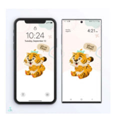 cute digital free phone wallpaper