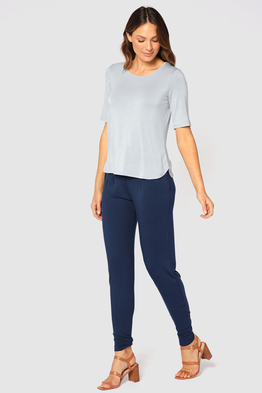 Soft Bamboo Leggings - Navy