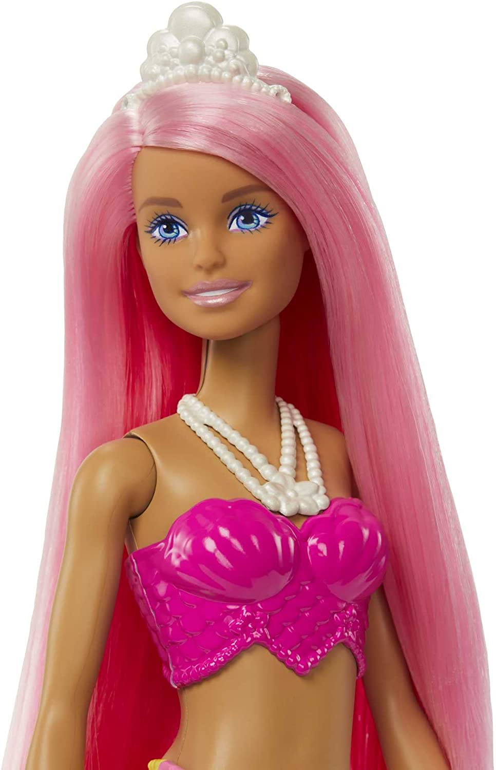 Barbie HGR11 - mermaid doll (pink with yello – Astanatrend GmbH