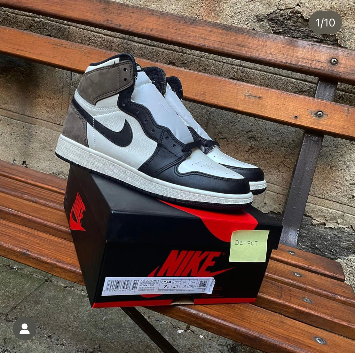 factory defect jordan 1