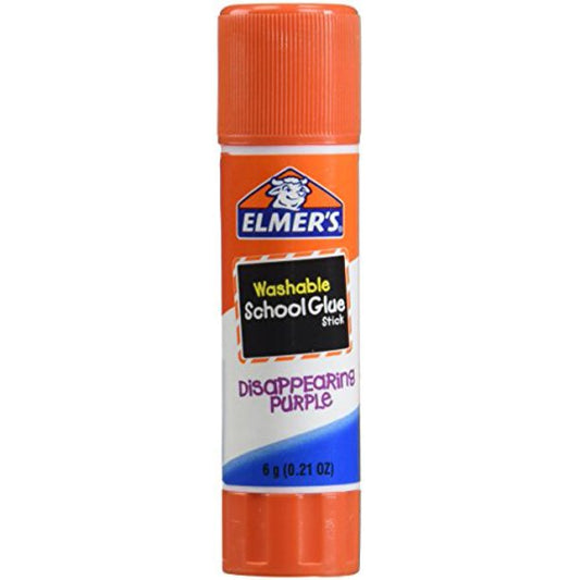 Elmer's Disappearing Purple School Glue Sticks, 0.77 oz Each – King  Stationary Inc