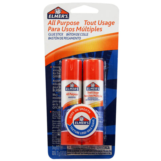 Elmer's All-Purpose Glue Sticks, 0.77-Ounces Each, 12 Count – King