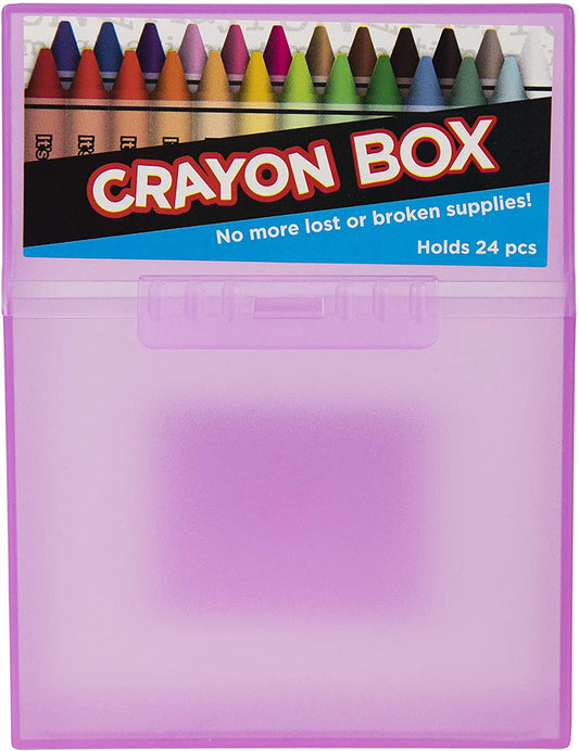 Super Stacker Crayon Box, Color May Vary – King Stationary Inc